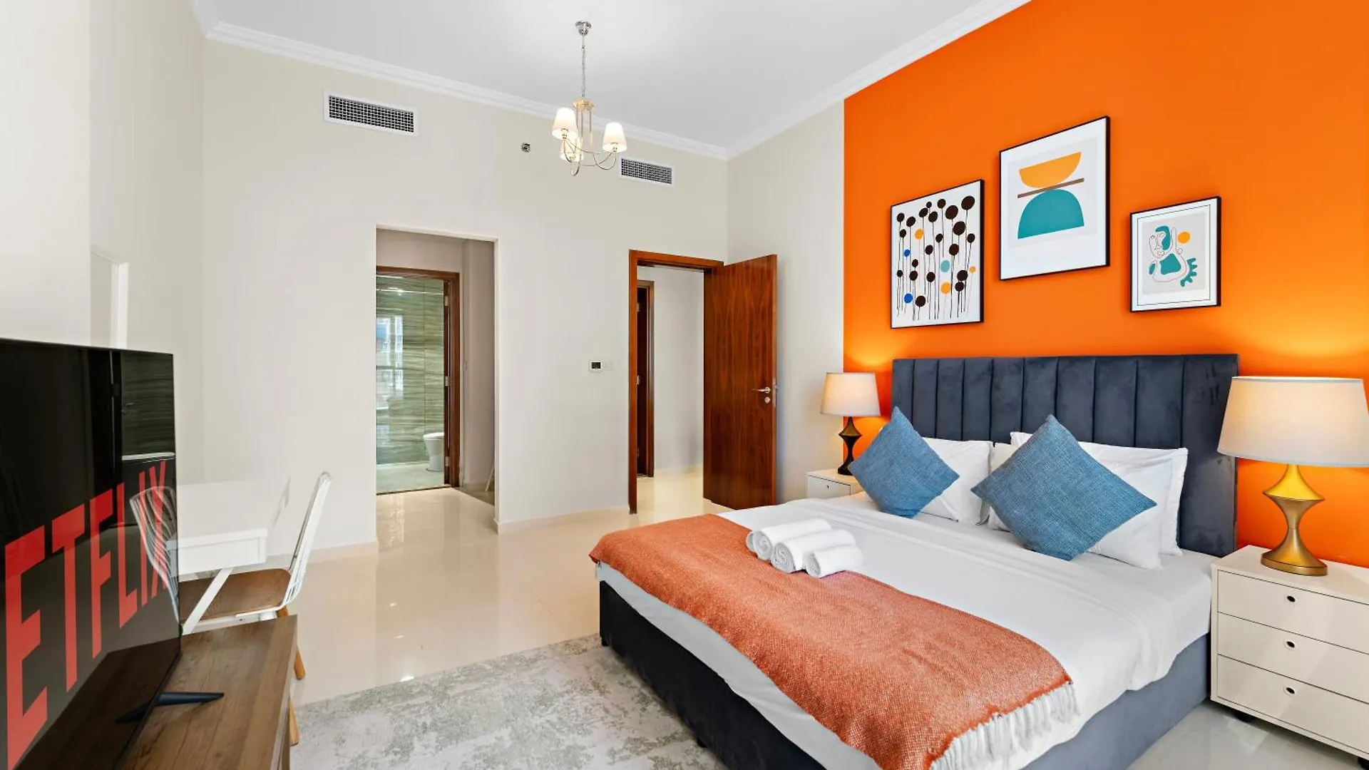 Chic 1Br Apt With Pool And Gym Dubai Apartment